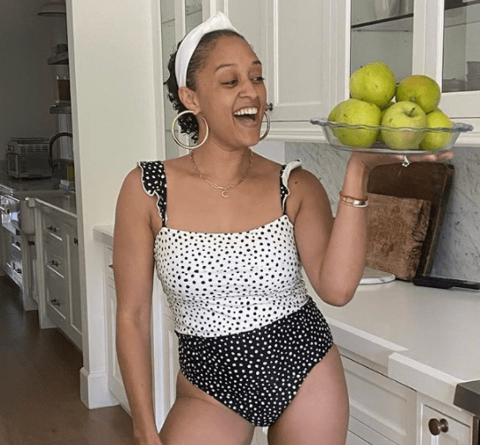 Actress, Tia Mowry On Her 68lbs Postpartum Weight Loss - Matrescence