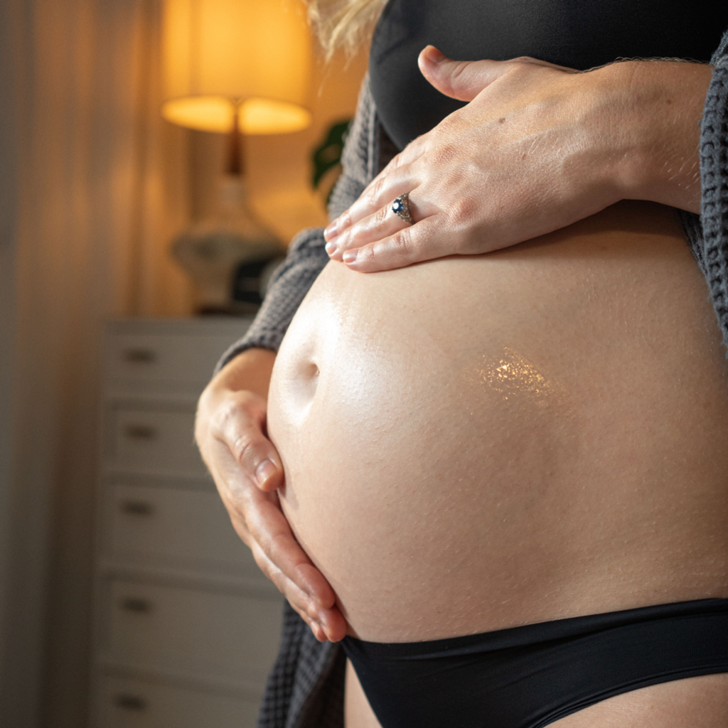 How To Use the Stretch Mark Relief Trio During Pregnancy